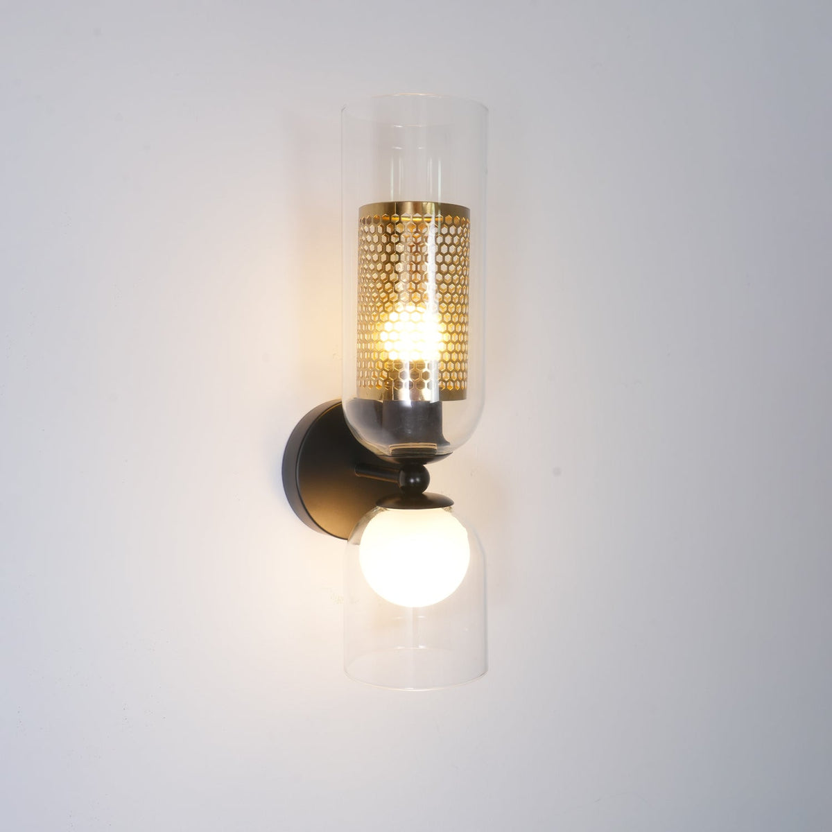 Alvynan Premium skandinavische Kunstglas-Wandleuchte
