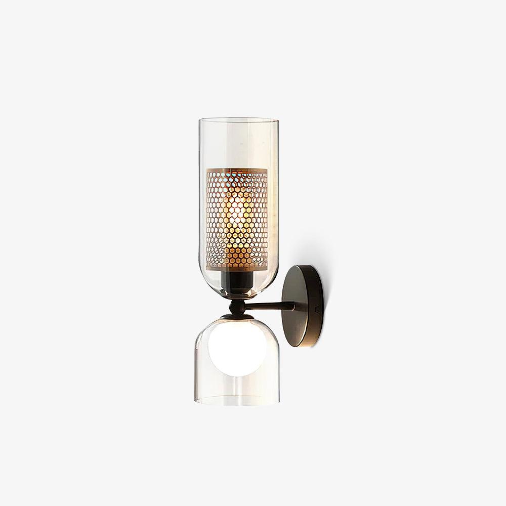 Alvynan Premium skandinavische Kunstglas-Wandleuchte