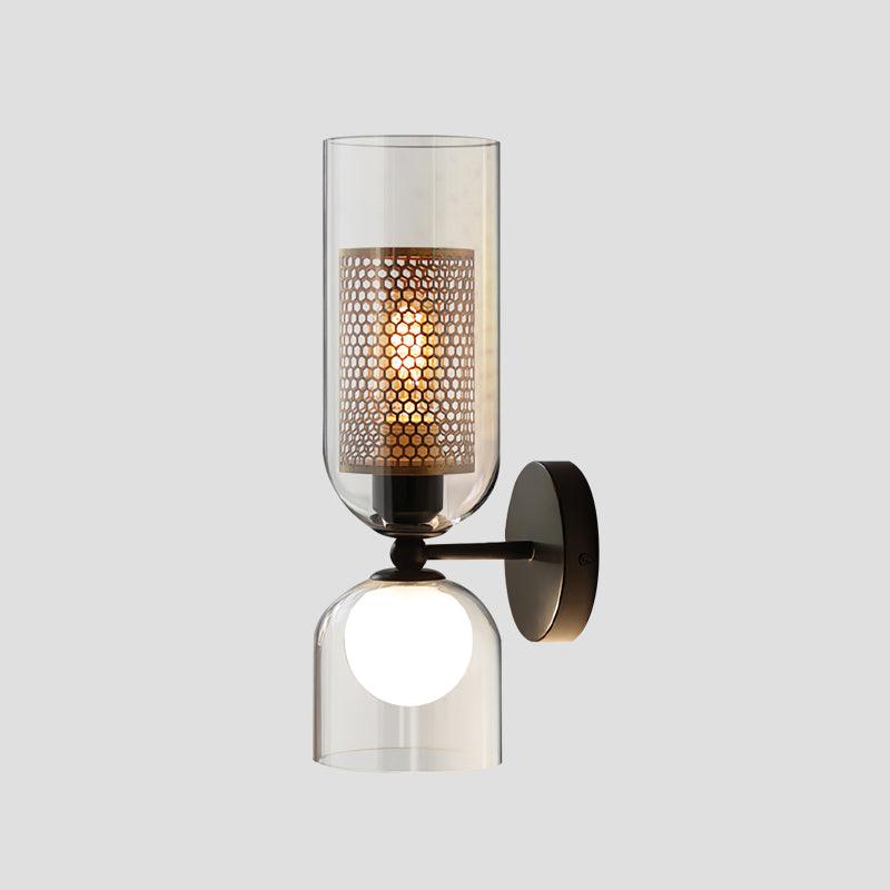 Alvynan Premium skandinavische Kunstglas-Wandleuchte