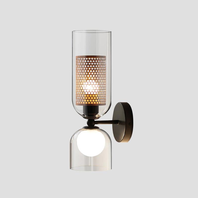 Alvynan Premium skandinavische Kunstglas-Wandleuchte