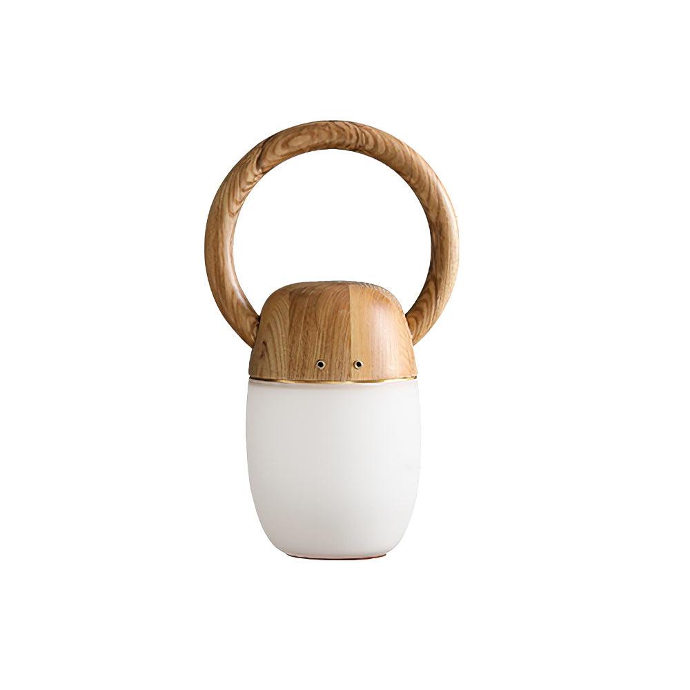 Sylelina Minimalistische Tischleuchte aus Holz