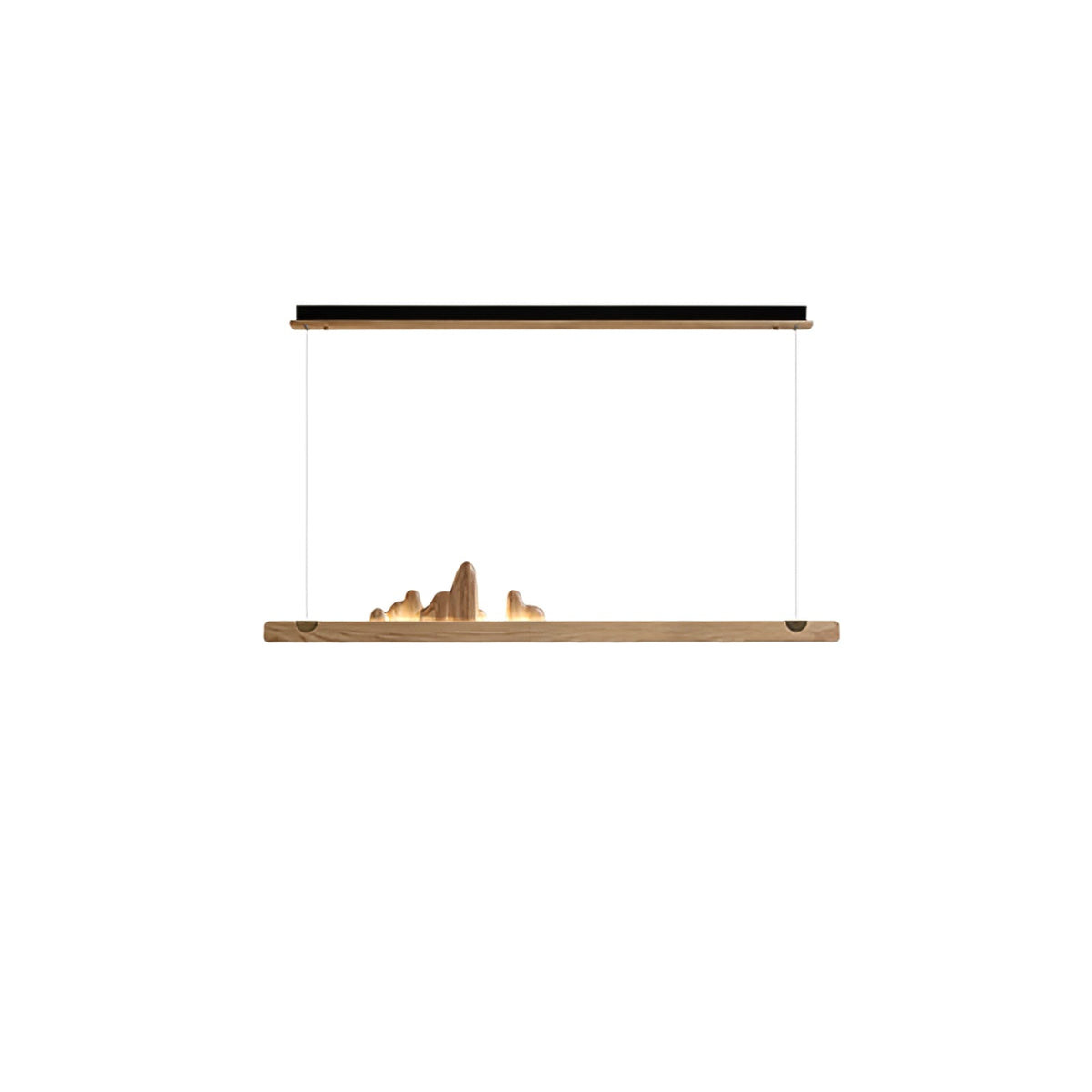 Elvaaine moderne Pendelleuchte aus Holz