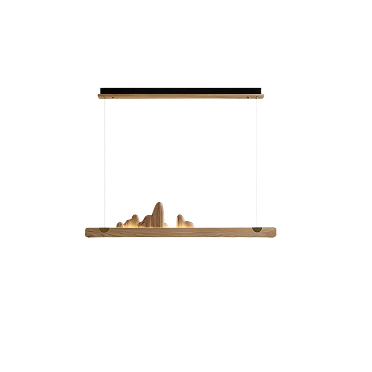 Elvaaine moderne Pendelleuchte aus Holz