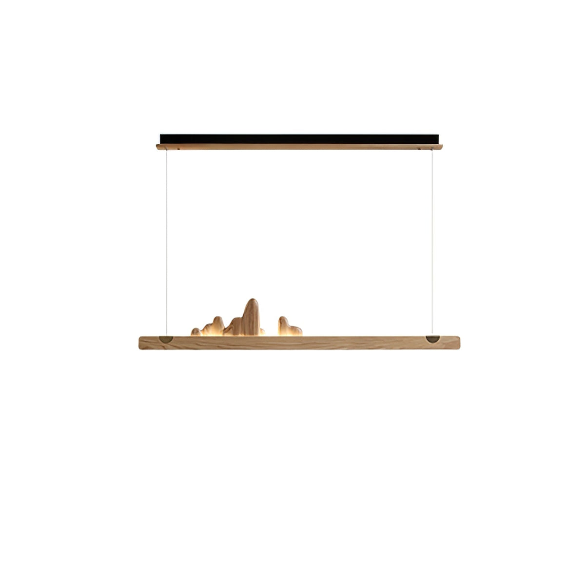 Elvaaine moderne Pendelleuchte aus Holz
