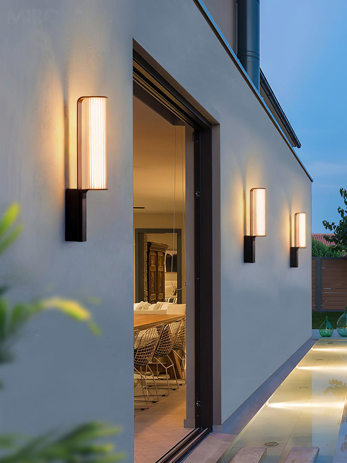 Utalionis Unique Arc LED Wandleuchte Außenbeleuchtung