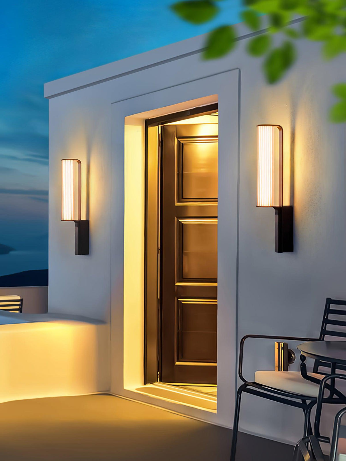 Utalionis Unique Arc LED Wandleuchte Außenbeleuchtung