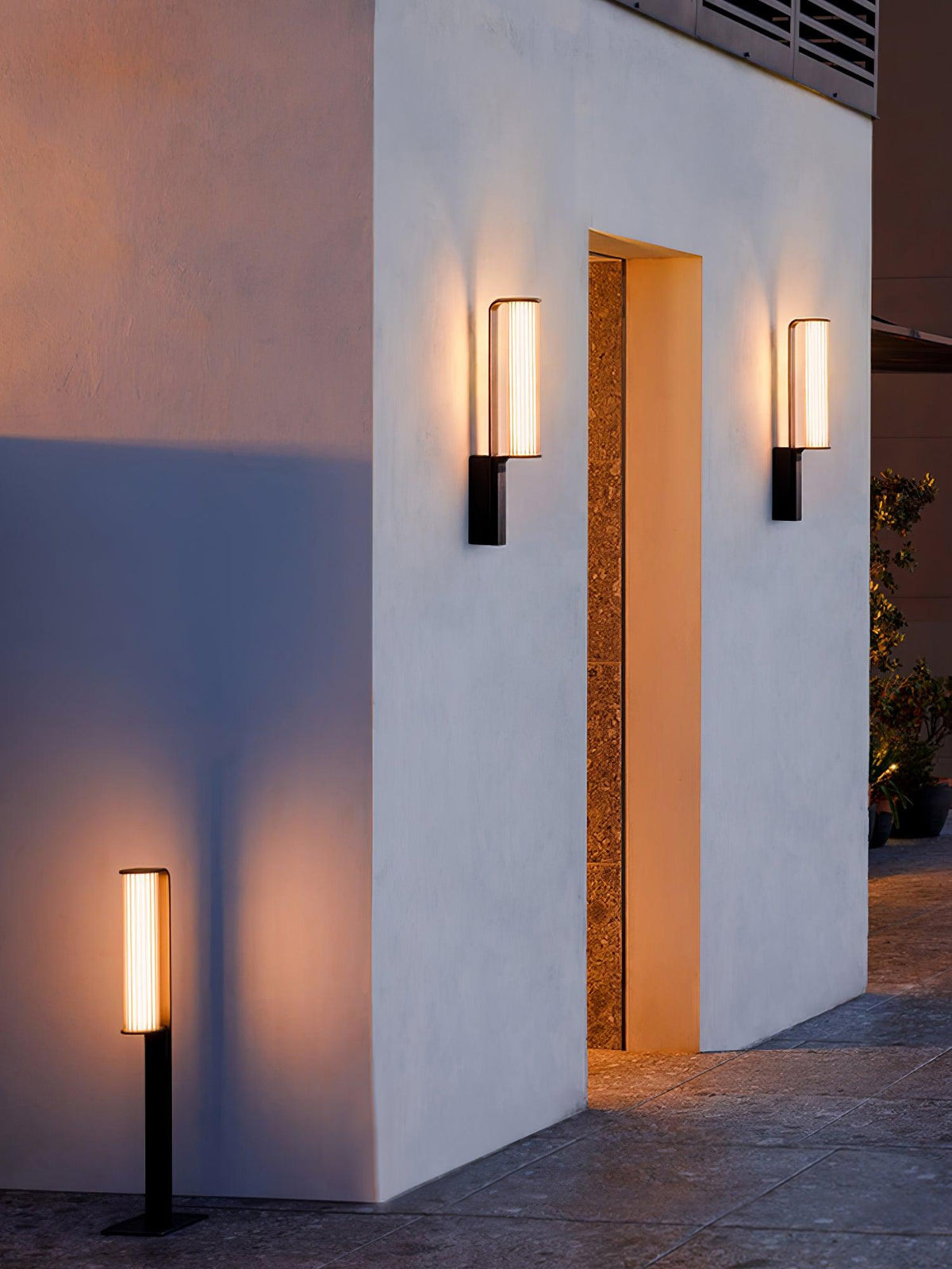 Utalionis Unique Arc LED Wandleuchte Außenbeleuchtung