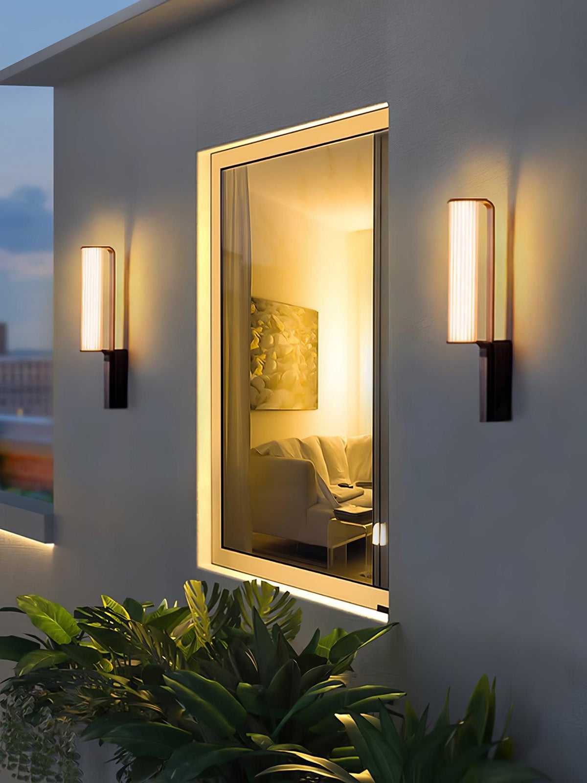 Utalionis Unique Arc LED Wandleuchte Außenbeleuchtung