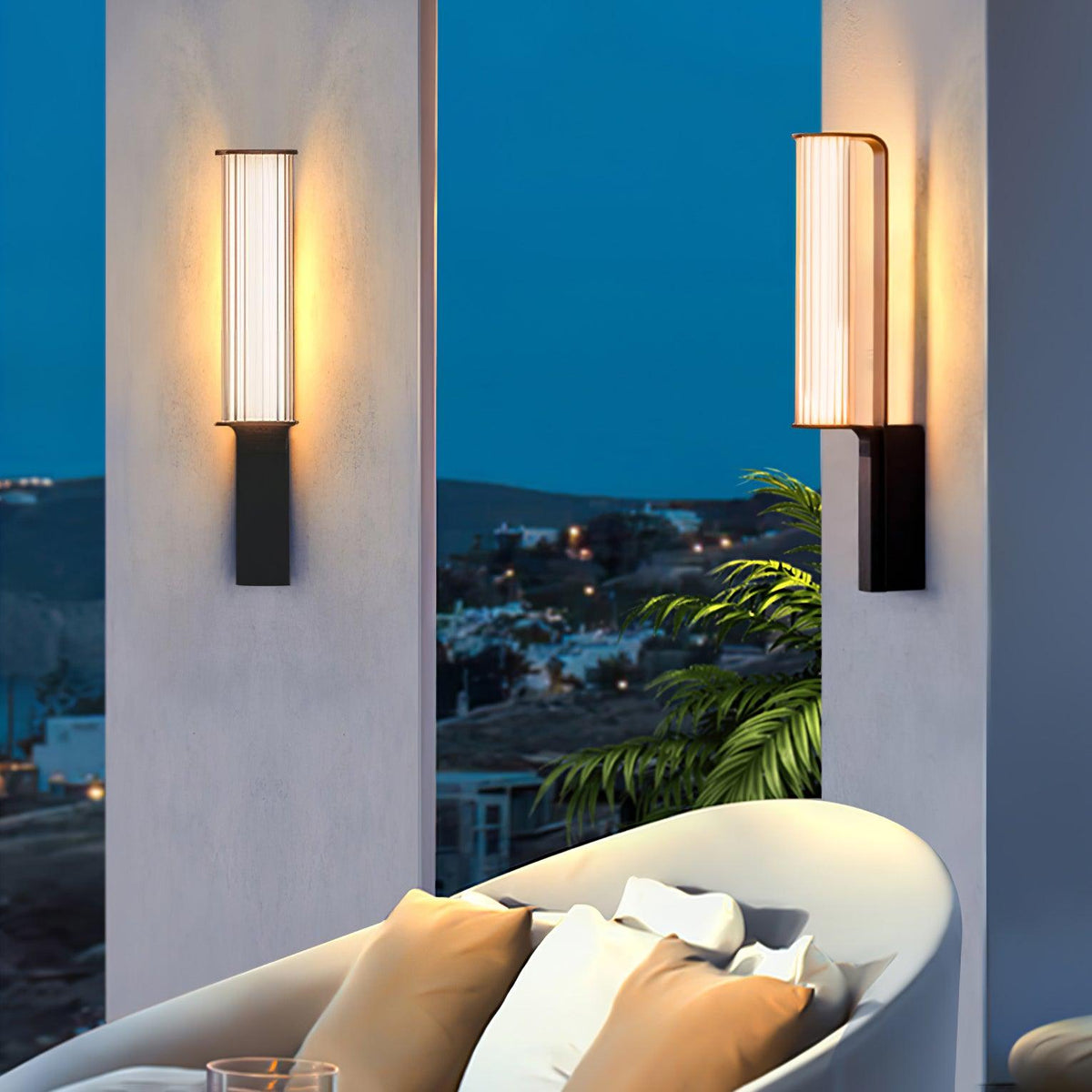 Utalionis Unique Arc LED Wandleuchte Außenbeleuchtung