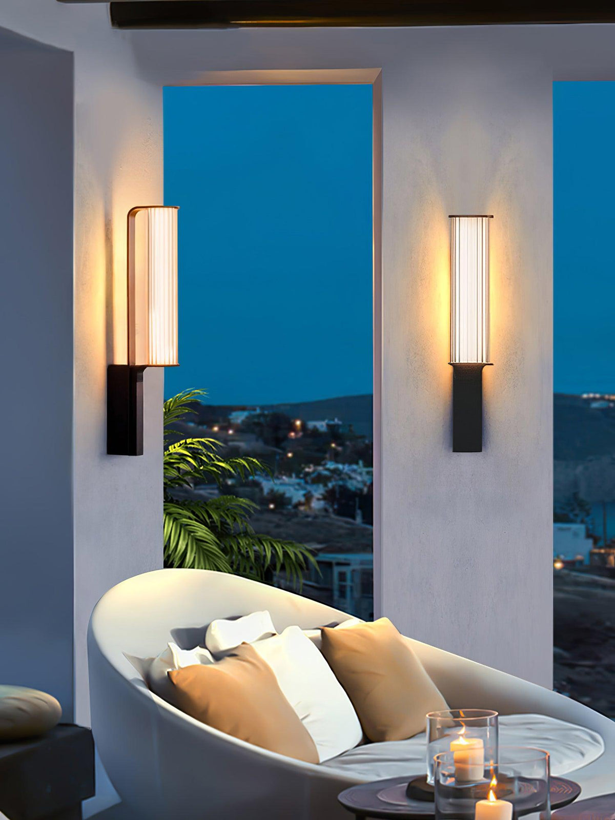 Utalionis Unique Arc LED Wandleuchte Außenbeleuchtung