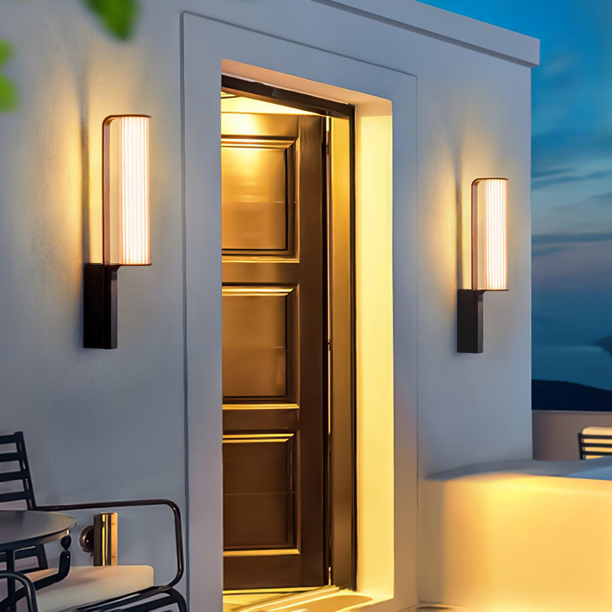 Utalionis Unique Arc LED Wandleuchte Außenbeleuchtung