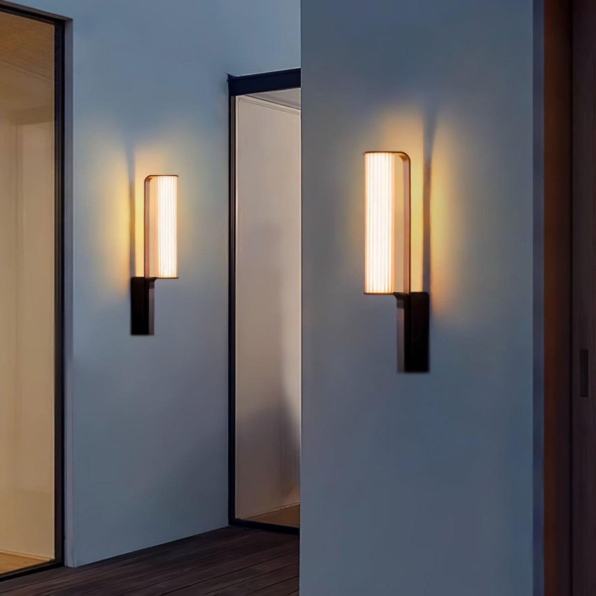 Utalionis Unique Arc LED Wandleuchte Außenbeleuchtung