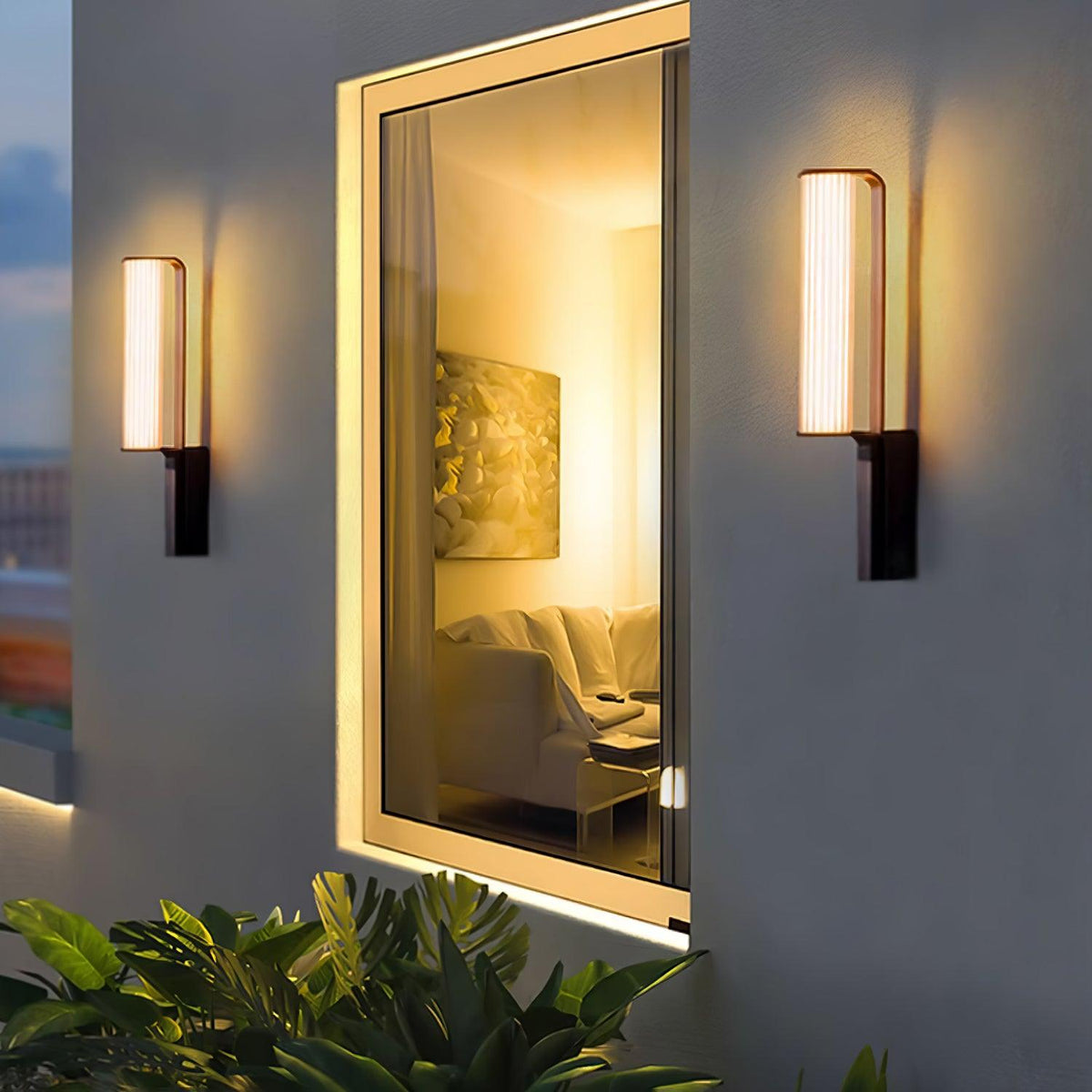 Utalionis Unique Arc LED Wandleuchte Außenbeleuchtung