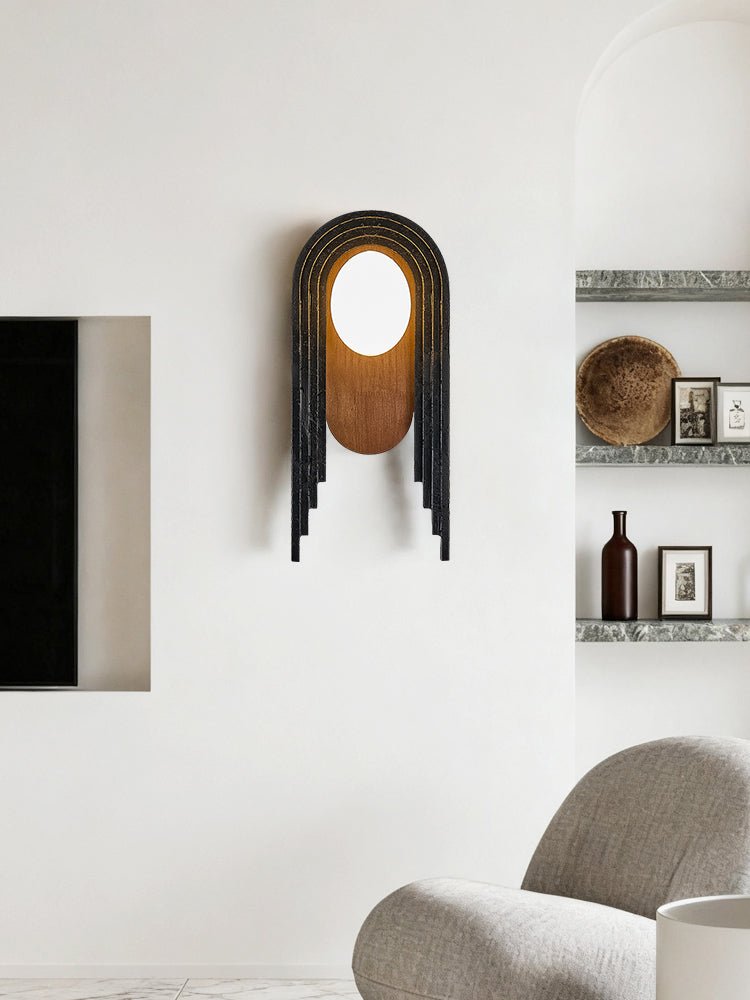 Zenith Arc Halo Art Deco Wandleuchte