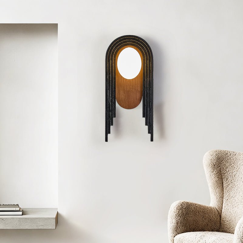 Zenith Arc Halo Art Deco Wandleuchte