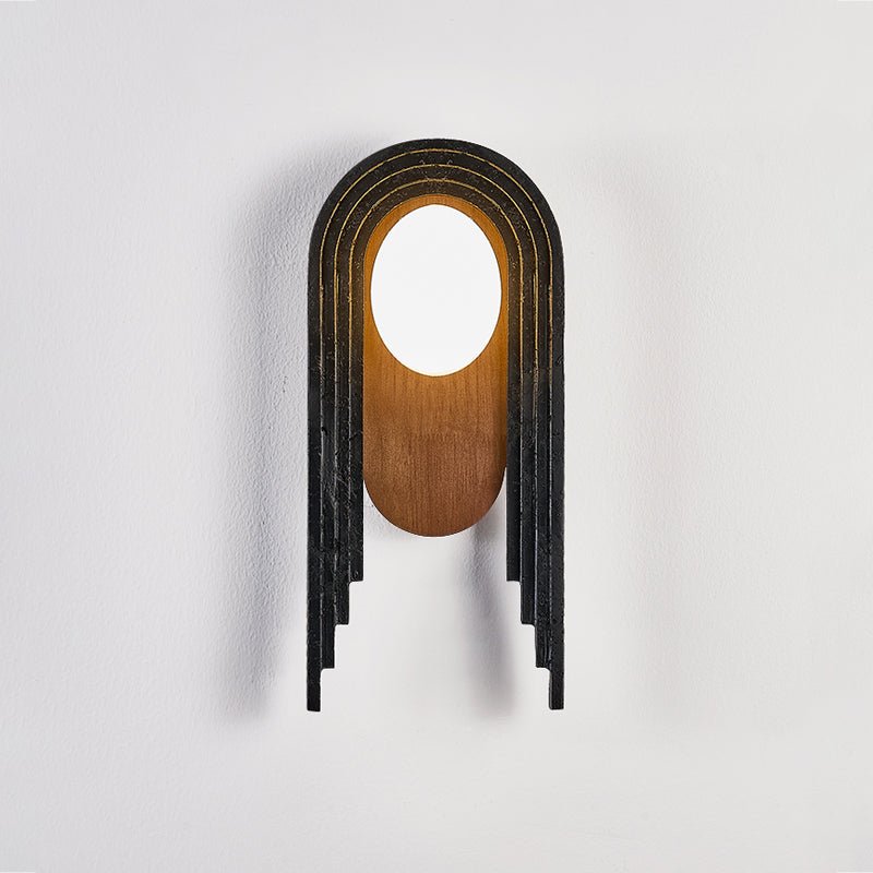 Zenith Arc Halo Art Deco Wandleuchte