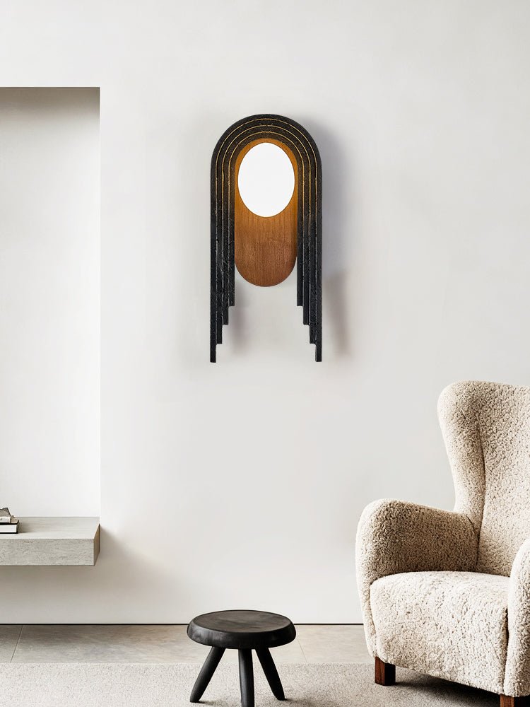 Zenith Arc Halo Art Deco Wandleuchte