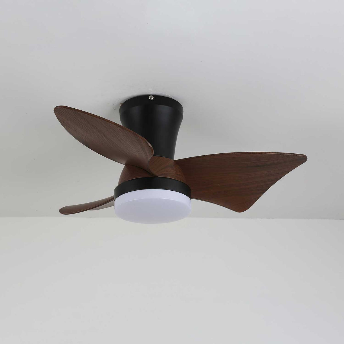 Aldivora Moderner Deckenventilator mit Beleuchtung aus Holz