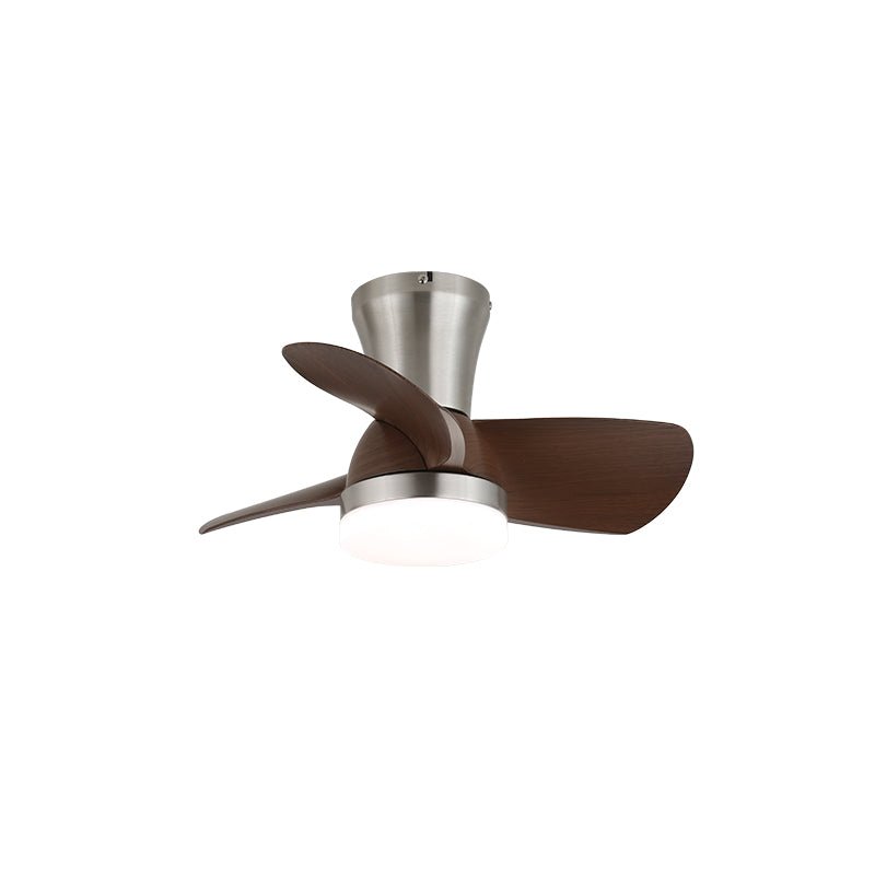 Luvora minimalistisch Deckenventilator mit Beleuchtung Holzblätter