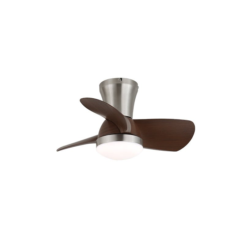 Luvora minimalistisch Deckenventilator mit Beleuchtung Holzblätter