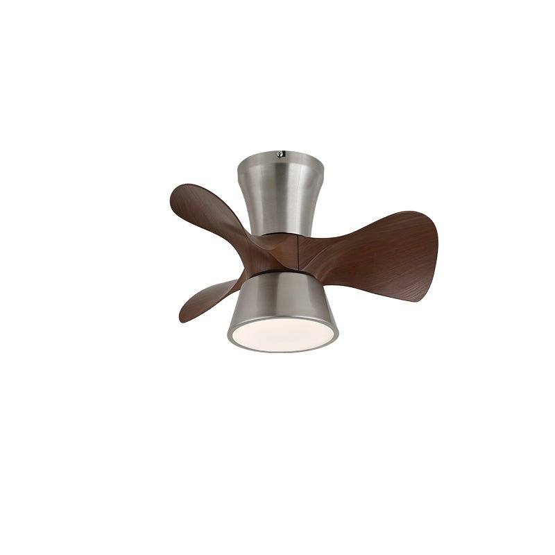Luvora minimalistisch Deckenventilator mit Beleuchtung Holzblätter