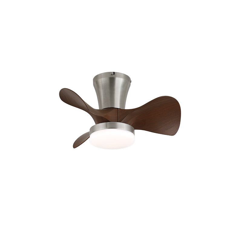 Luvora minimalistisch Deckenventilator mit Beleuchtung Holzblätter