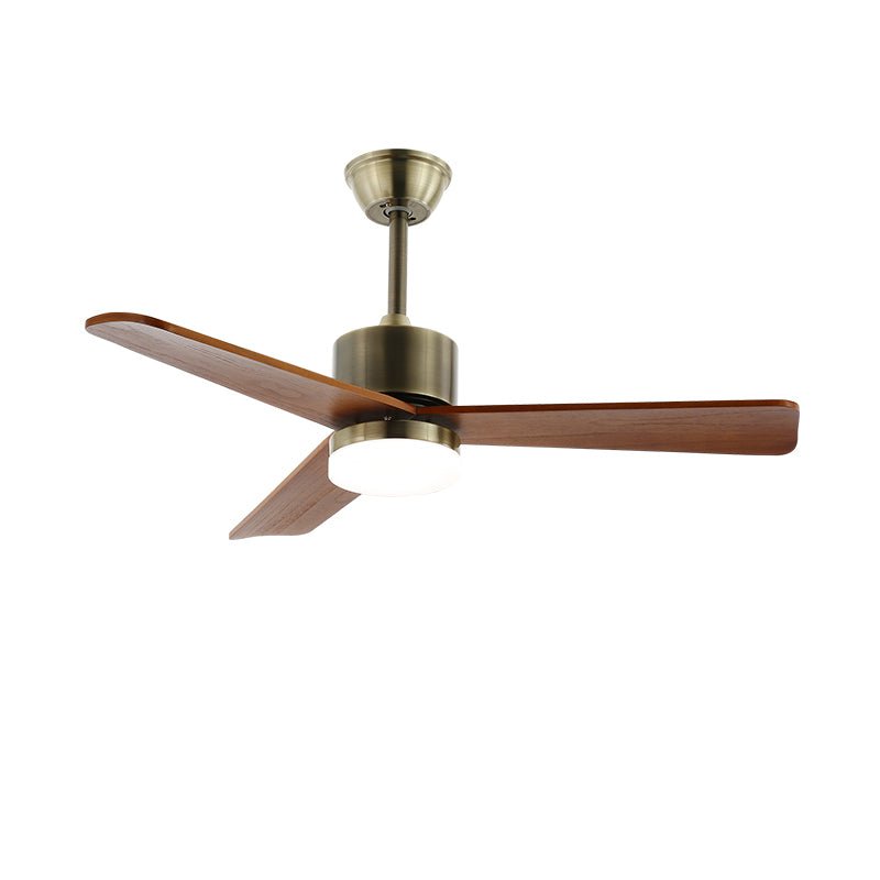 Ventio minimalistisch Silber Holz Deckenventilator mit Beleuchtung
