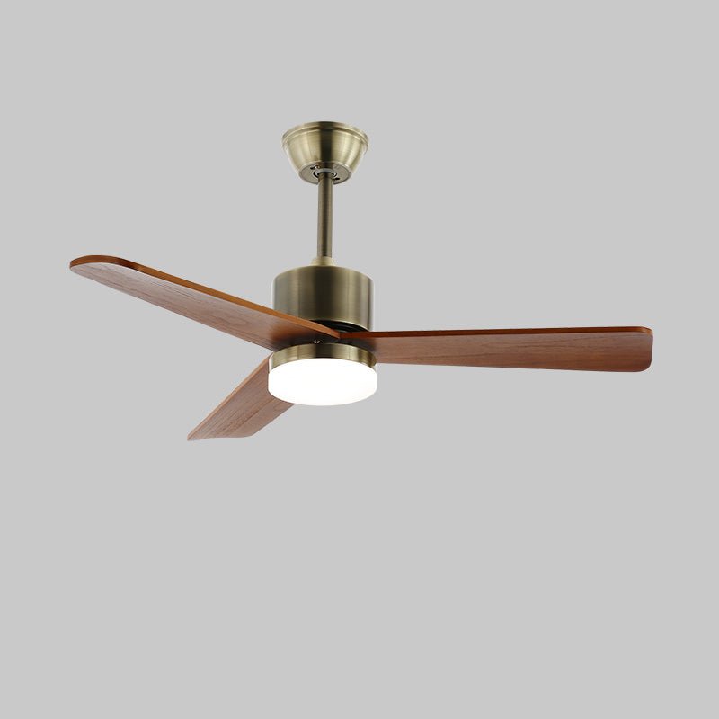Ventio minimalistisch Silber Holz Deckenventilator mit Beleuchtung