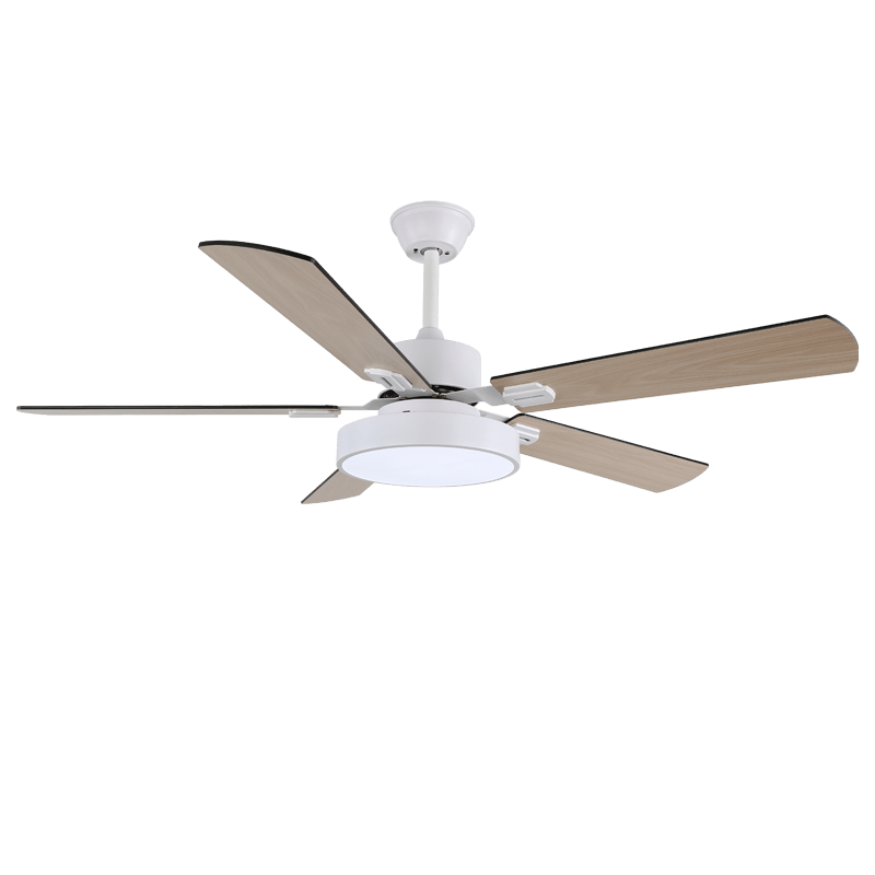 Aerilux Deckenventilator mit Beleuchtung aus Holz im modernen Stil