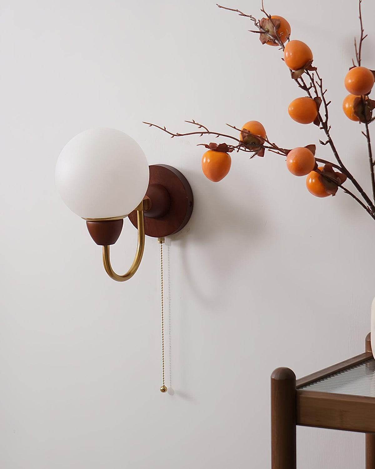 Rinielia Wandleuchte aus Holz Modell A