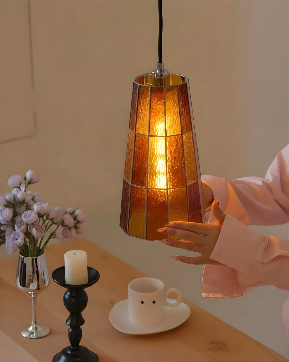 Lanviro Pendelleuchte aus Glas