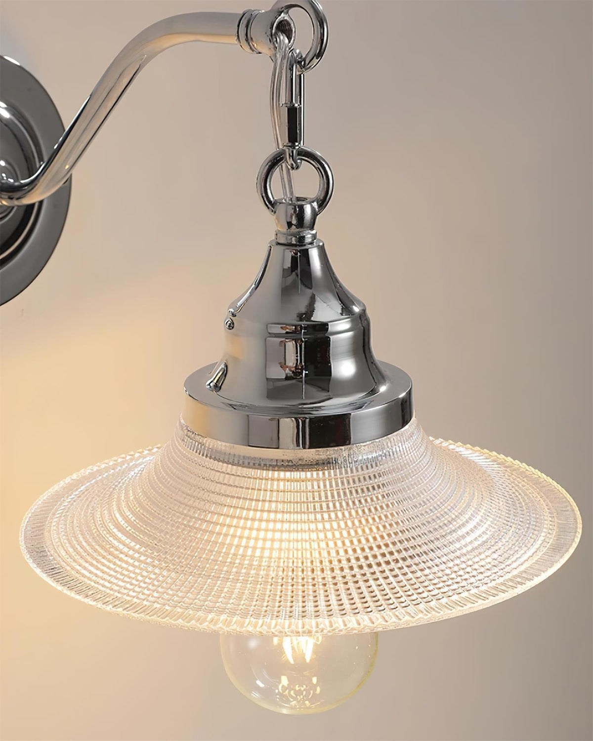 Perivo Polished Chrome Wandleuchte