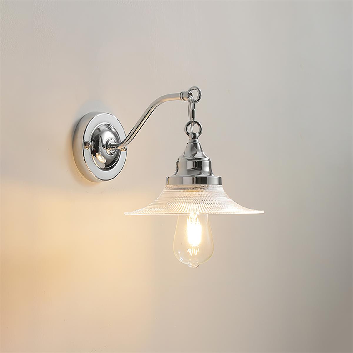 Perivo Polished Chrome Wandleuchte