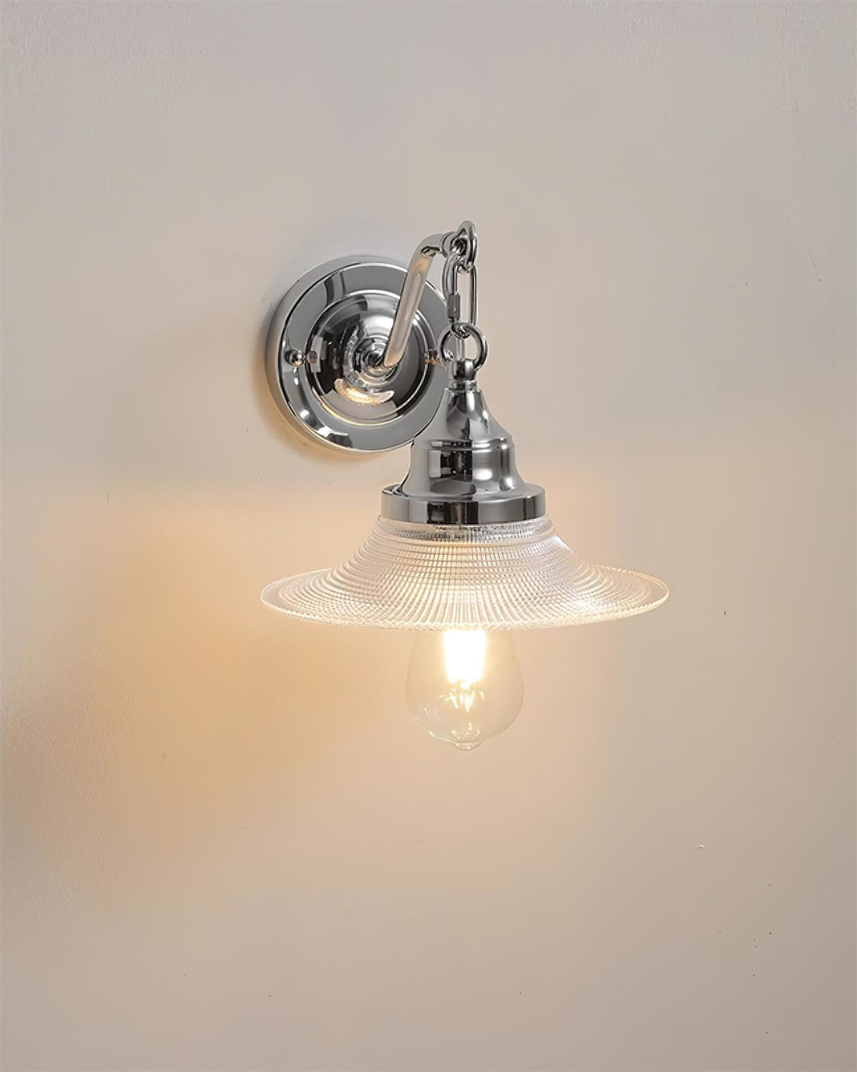 Perivo Polished Chrome Wandleuchte