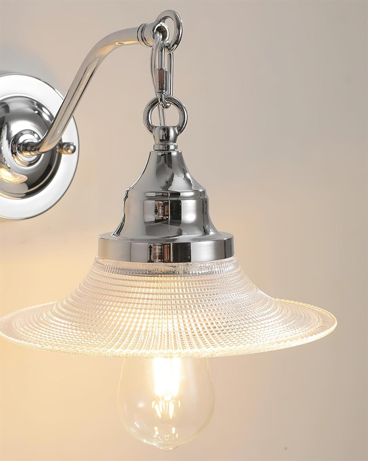 Perivo Polished Chrome Wandleuchte