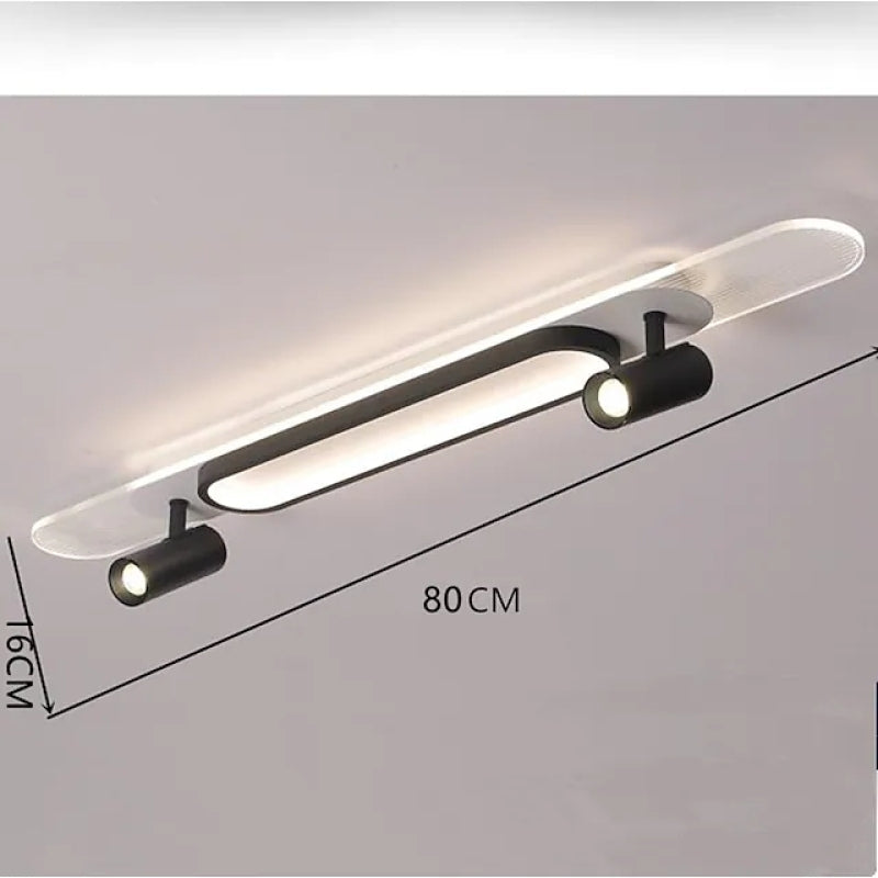 Arisha Modern LED Deckenstrahler 2 Flammig Wohn/Esszimmer Metall