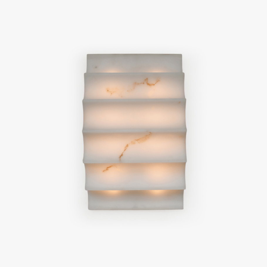 Dolax mehrschichtige Alabaster-Wandleuchte