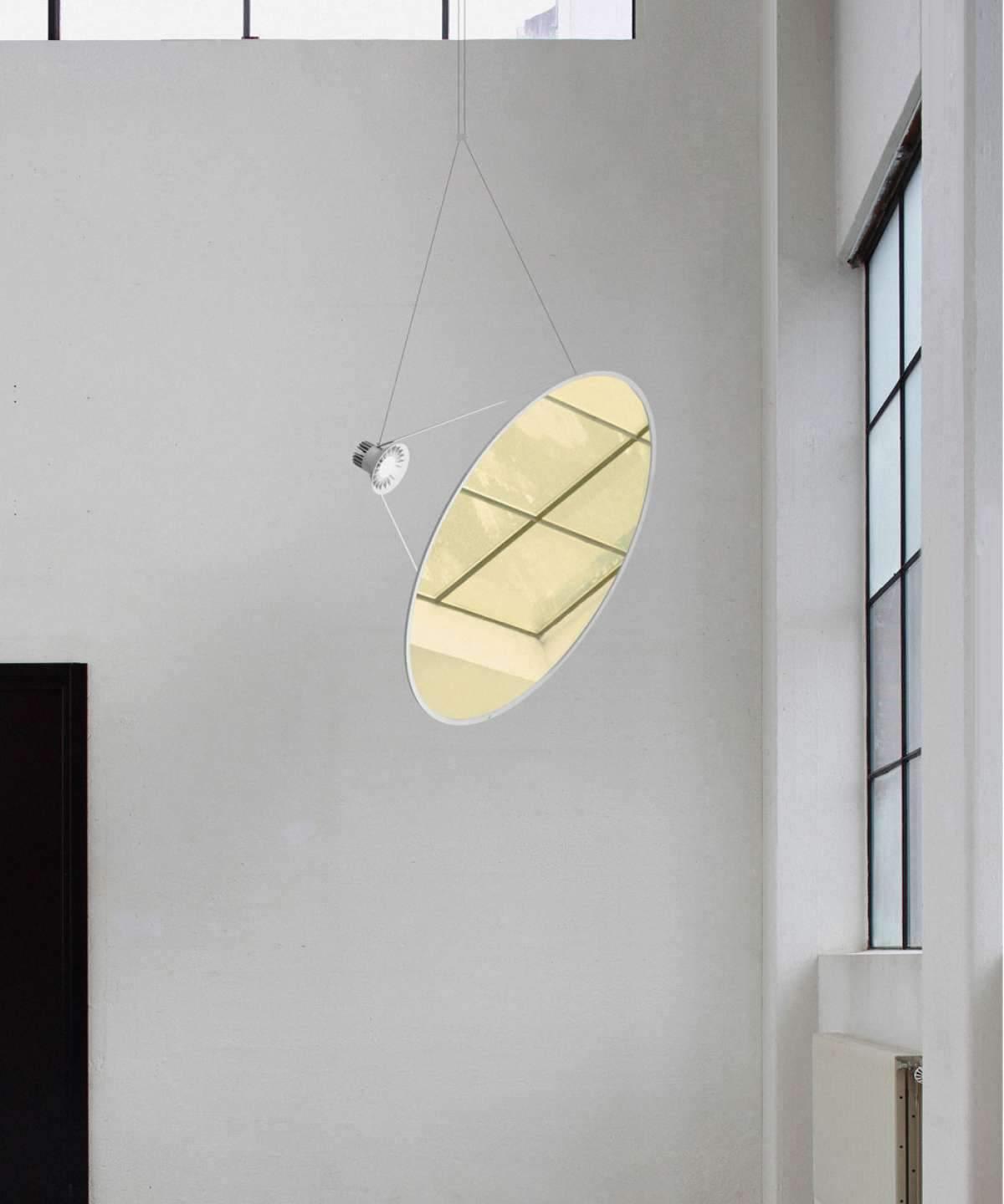 Brio Pendelleuchte aus Stahl im minimalistischen Stil