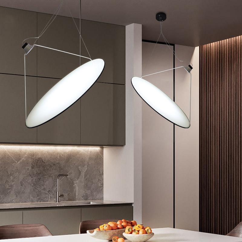 Brio Pendelleuchte aus Stahl im minimalistischen Stil