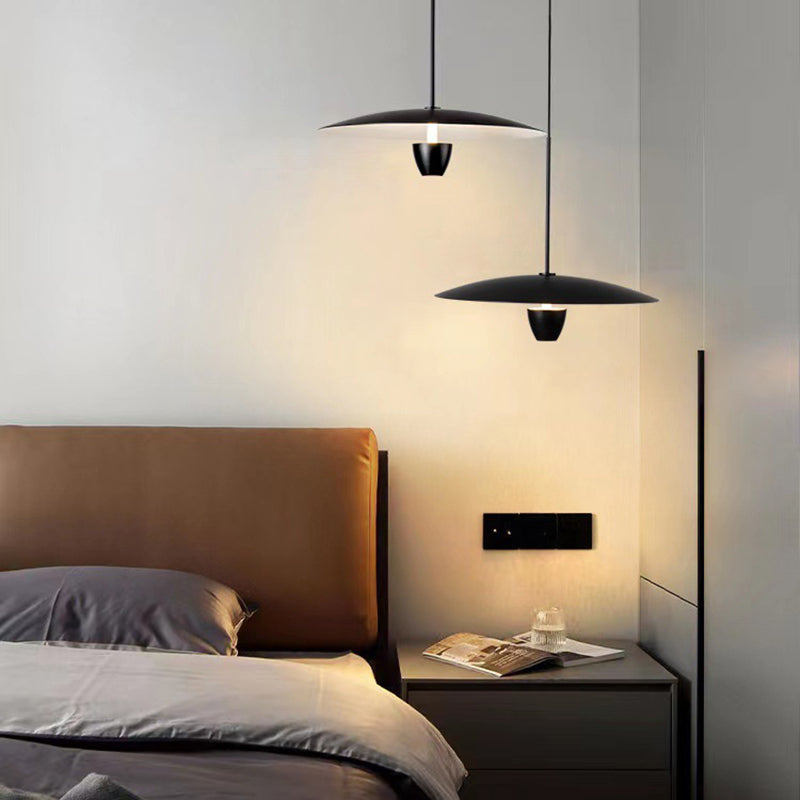 Arisha Modern LED Pendelleuchte 2 Flammig Schwarz Wohn/Esszimmer Metall