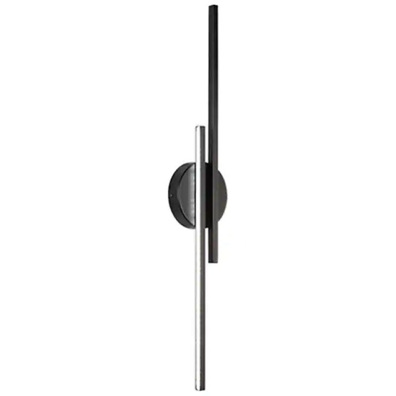 Arisha Modern LED Wandleuchte, Twin Linear, Schwarz/Weiß, Metall, Schlafzimmer