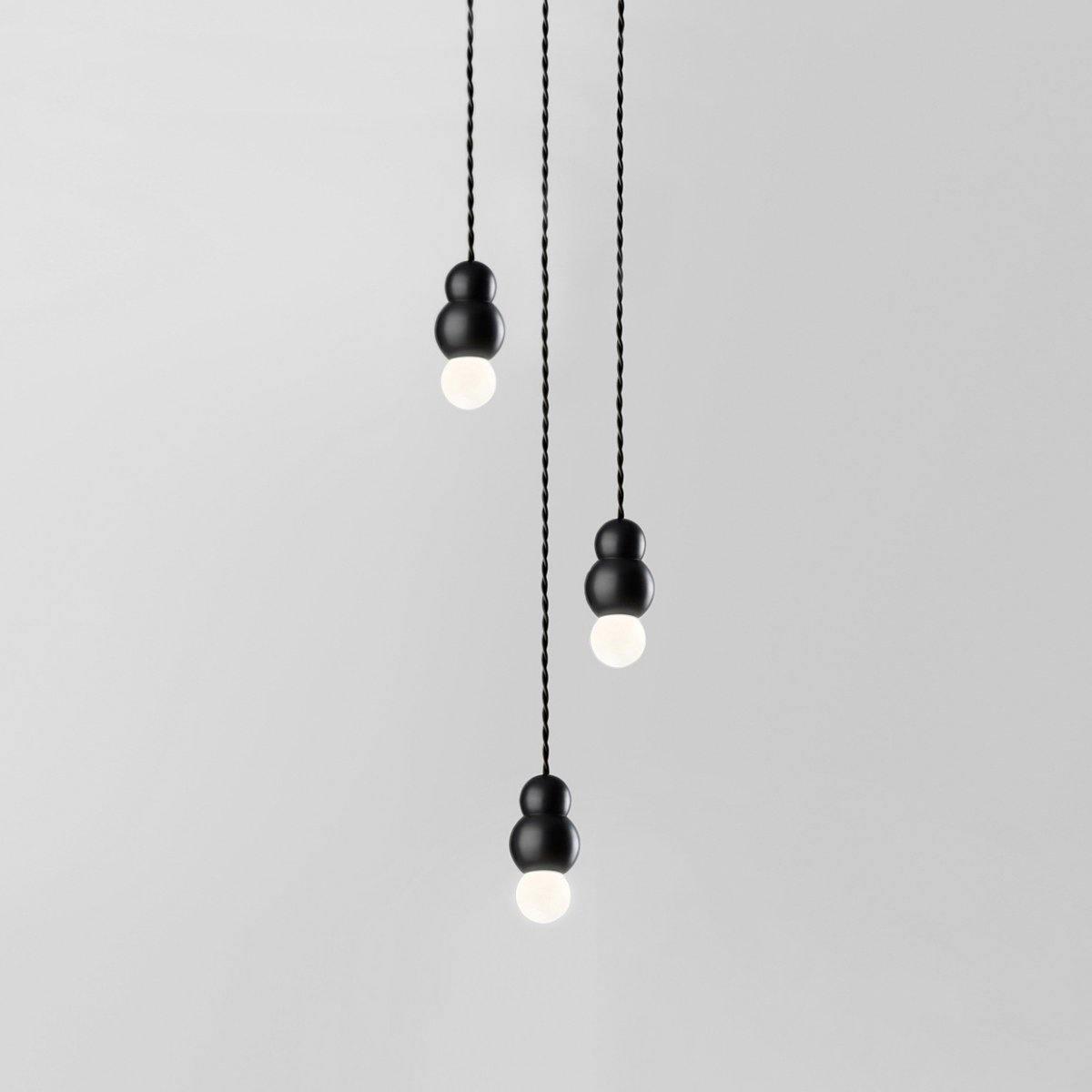 Bubbly moderne Pendelleuchte aus Glas