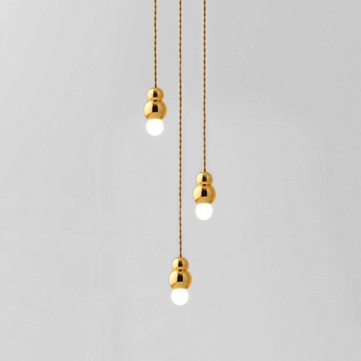 Bubbly moderne Pendelleuchte aus Glas