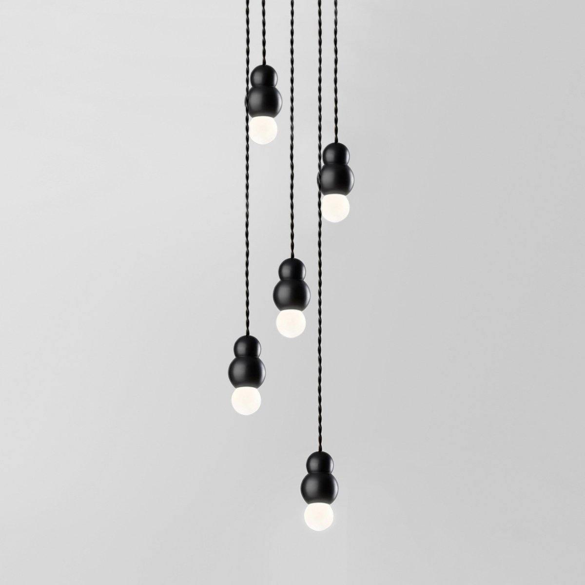 Bubbly moderne Pendelleuchte aus Glas
