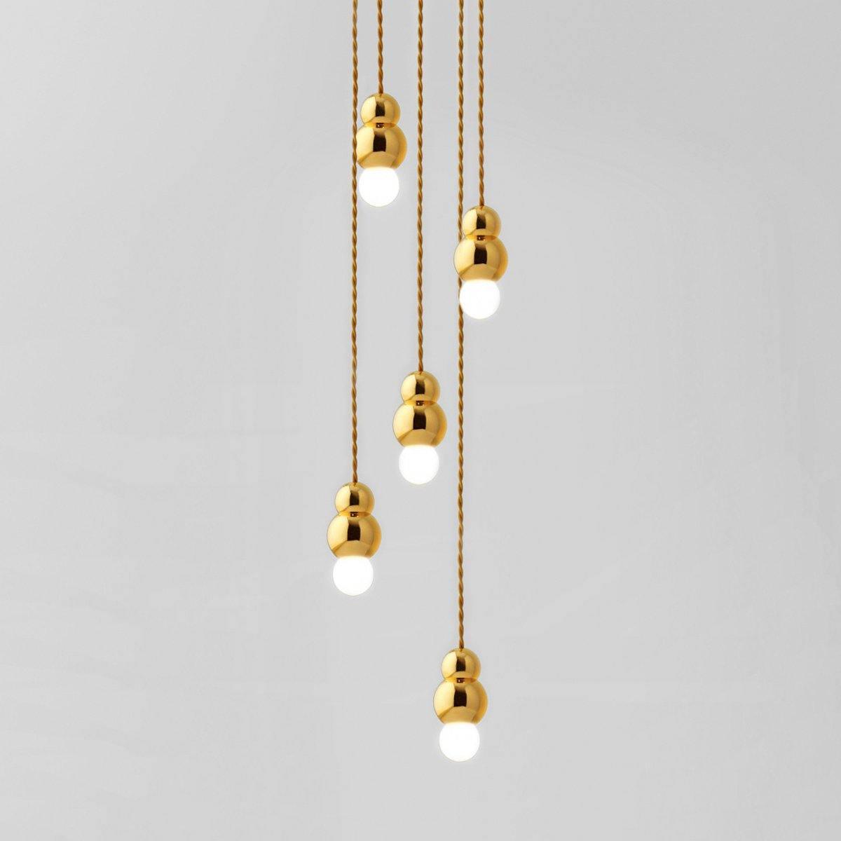 Bubbly moderne Pendelleuchte aus Glas