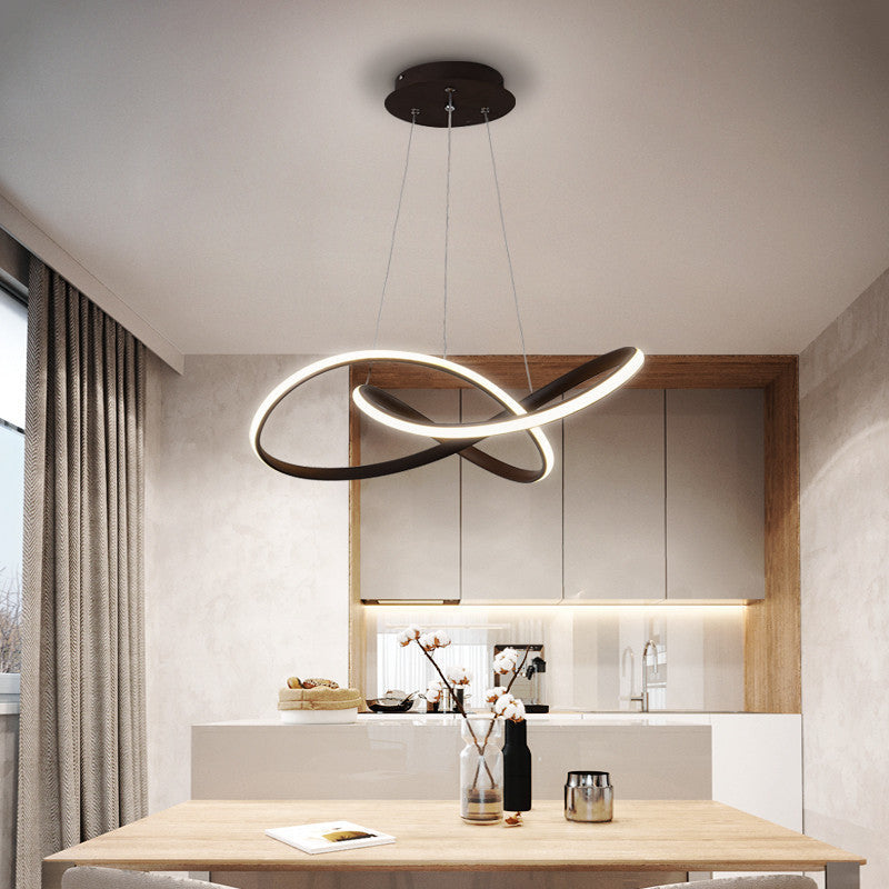 Arisha Industrial LED Pendelleuchte Metall Silikon Esszimmer Wohnzimmer