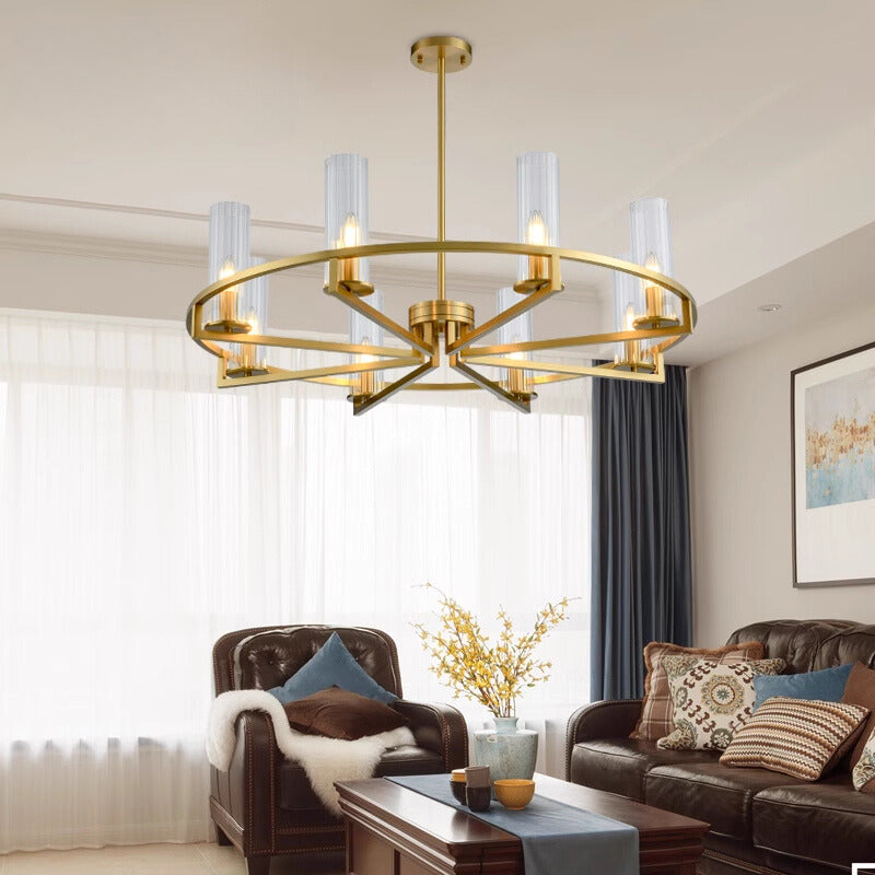 Arisha Post Modern Designer LED-Pendelleuchte aus Glas/Metall für Wohnzimmer/Schlafzimmer