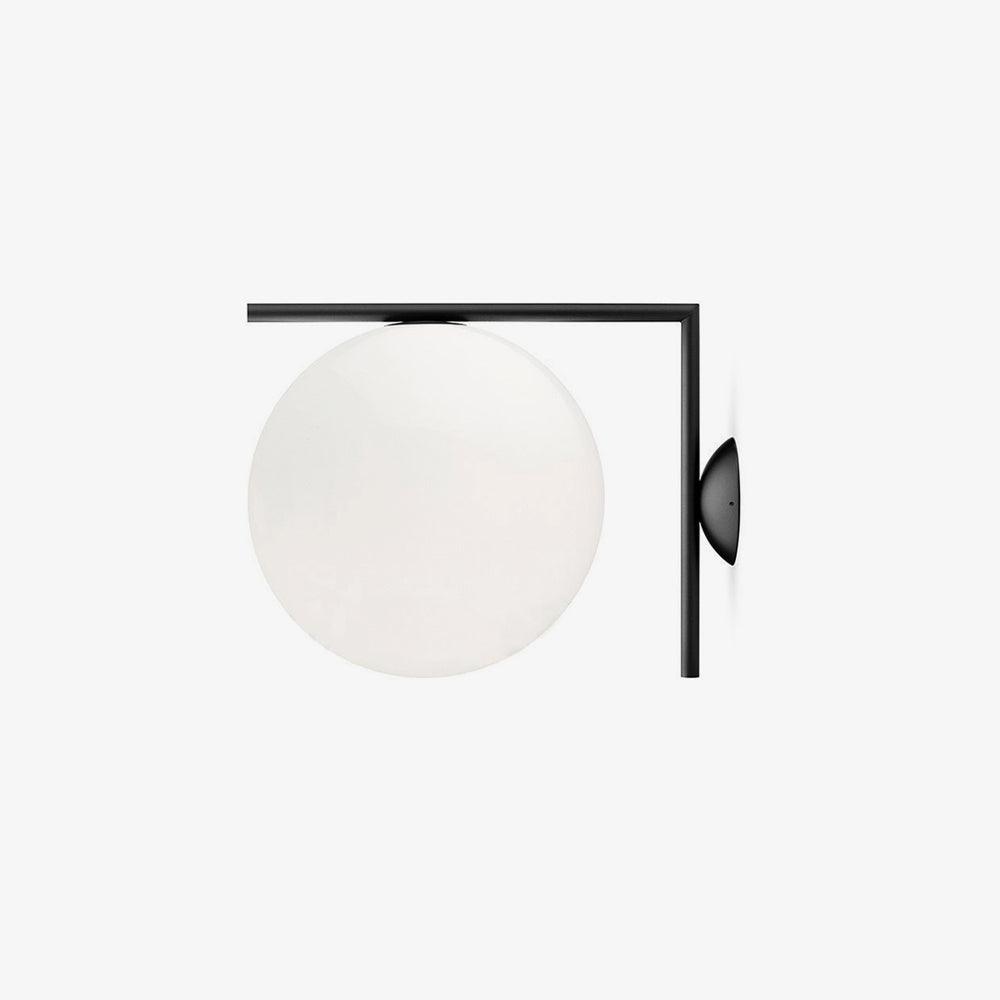 Joanna zeitgenössische minimalistische Opal-geblasene-Glas-Wandleuchte