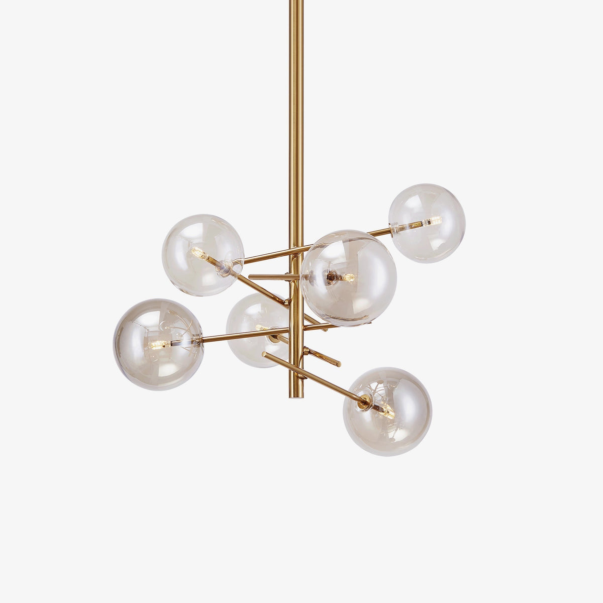 Aveno Kronleuchter LED Kristall transparent