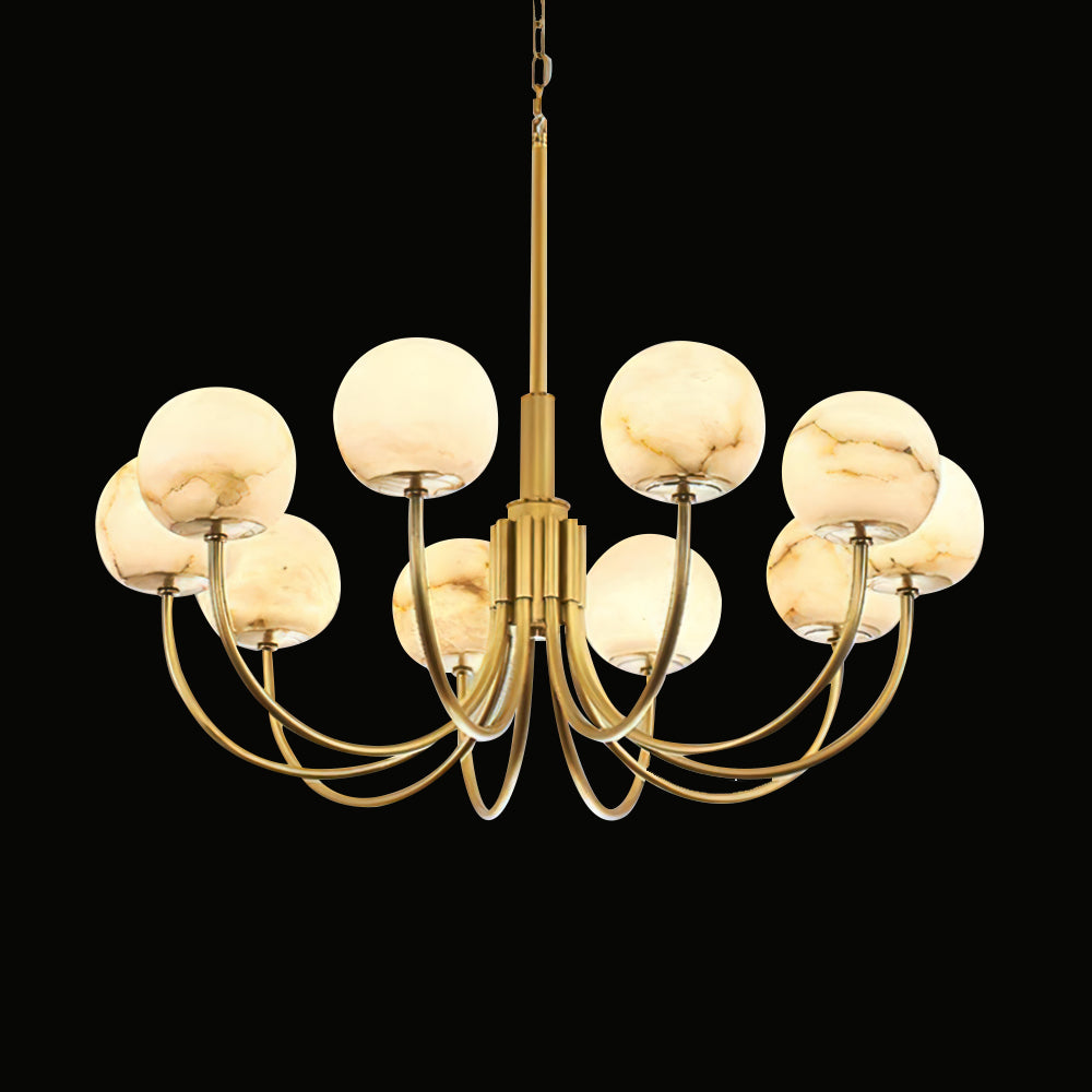 Kronleuchter Alabaster luxuriös